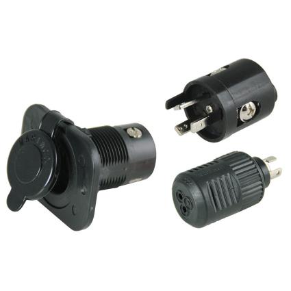 Connectpro Receptacle / Plug / 6 Gauge Adapter Kit One Size Black