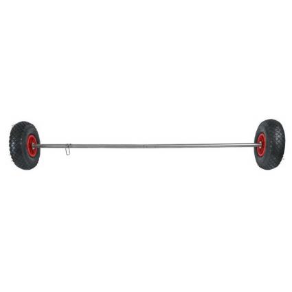 Belly Boat Wheel Pair One Size Silver / Black