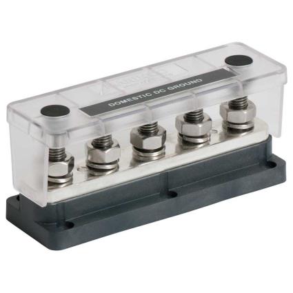 Busbar 5 Studs 650 A Black