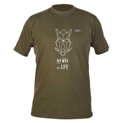 Camiseta De Manga Curta Branded Deer XL Green