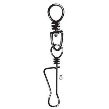 Snap Swivels 3531 Minus 4 Black