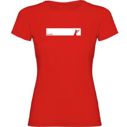 Camiseta De Manga Curta Fish Frame L Red