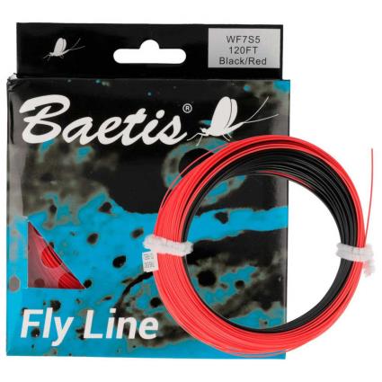 Linha De Pesca Com Mosca Lake S5 36 M One Size Black / Red