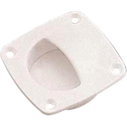 Delrin Flush Pull One Size White