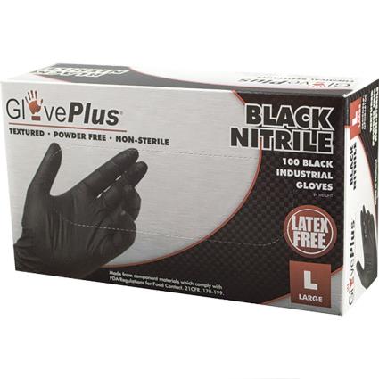 Luva De Nitrilo 100 Unidades XL Black