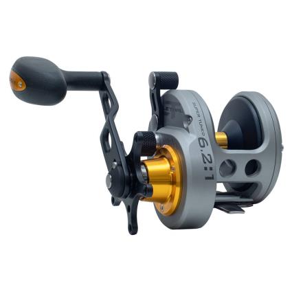 Molinete Trolling Lethal Lever Drag 16 Silver / Black / Gold