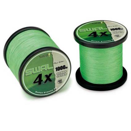 Linha Trançada Swal X4 1000 M 0.370 mm Light Green