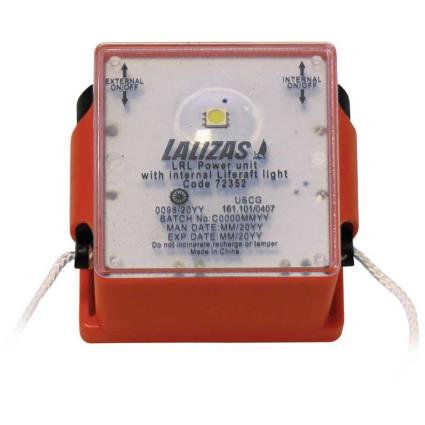 Lrl Power Unit With Internal Liferaft Light One Size Red