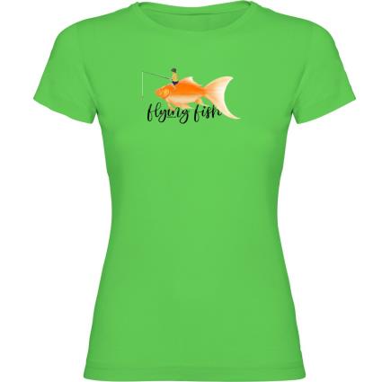 Camiseta De Manga Curta Flying Fish M Light Green