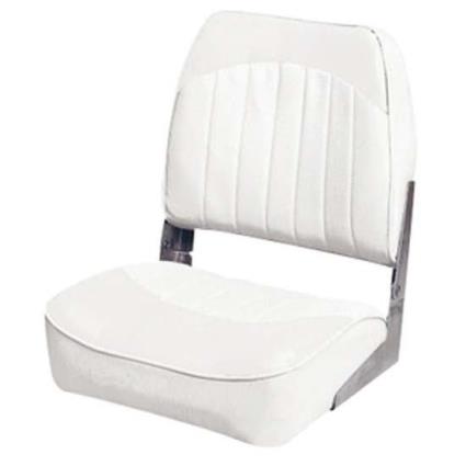 Economy Fold Down Fishing Chair One Size White