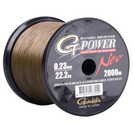 Linha Trançada G-power 2000 M 0.130 mm Moss Green