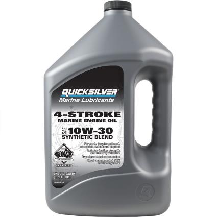 4 Stroke Fcw 10w30 Synthetic Blend Marine Oil 4l 3 Units One Size Grey