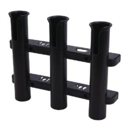 Tournament Rod Rack For 3 Rods Black