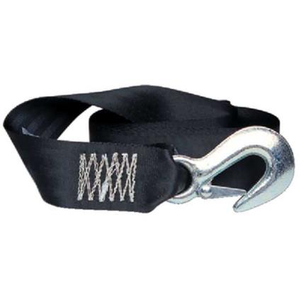 Winch Strap 51 Mm 7.62 m Black