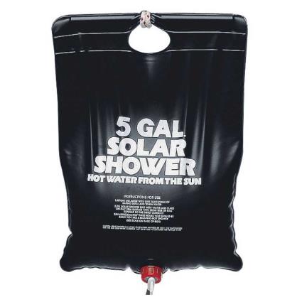 Solar Shower 19 Liters Black