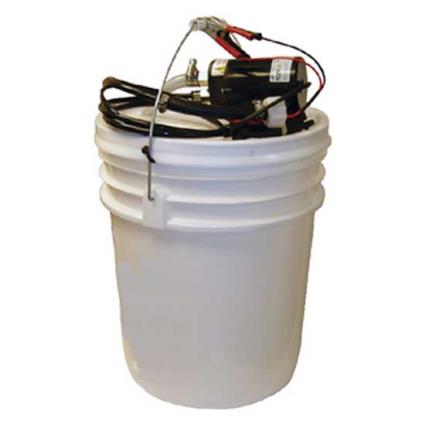 Oil Change Gear Pump Bucket 12V White