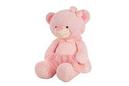 Peluche  de Ursinha com Tutú (Rosa)