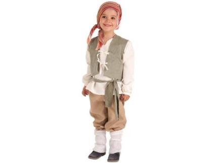 Fato de Menino  Camponês Medieval (Tam: 3 a 5 Anos)