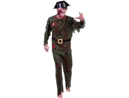 Fato de Homem  Guarda Civil Zombie (Tam: M/L)