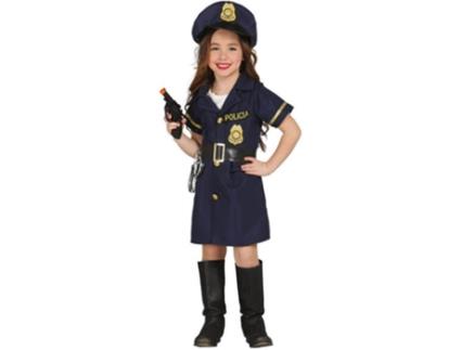 Fato de Menina  Polícia Com Vestido (Tam: 7 a 9 anos)