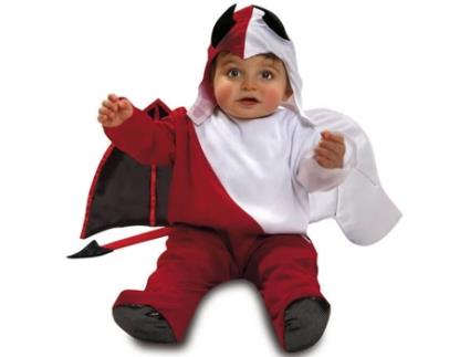 Fato de Bebé  Anjo Diabo (Tam: 6 a 12 meses)