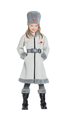 Fato de Menina  Espía Russa (Tam: 5 a 6 anos)