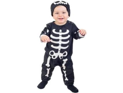 Fato de Bebé  Esqueleto (Tam: 12 a 24 meses)