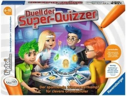Jogo de Tabuleiro  Duell der Super Quizzer (Idade Mínima: 6)