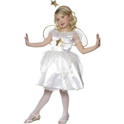 Fato de Menina DISFRAZZES Anjo Com Estrela (Tam: 4 a 6 Anos)