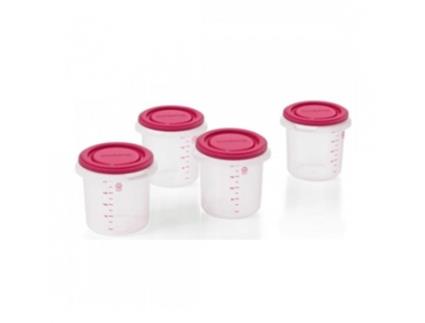 Conjunto de Refeição 4 Recipientes  Rosa