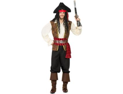 Fato de Homem  Pirata Castanho (Tam: XL)