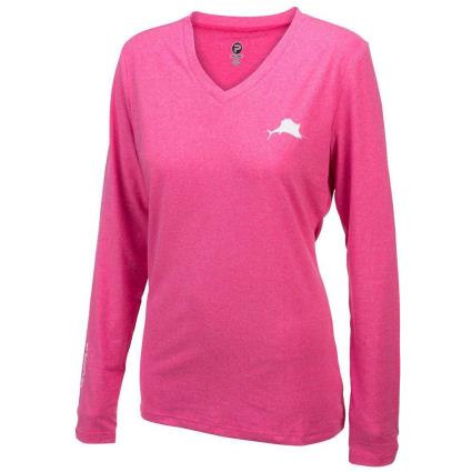 Camiseta De Manga Comprida Solar Performance S Pink