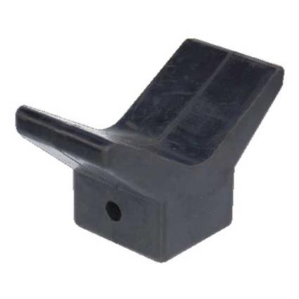 Rubber V Bow Stop 76 mm Black