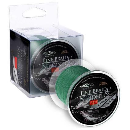 Linha Trançada Nihonto Fine 300 M 0.200 mm Green