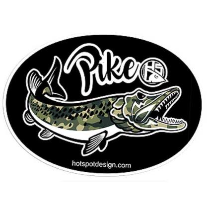 Sticker Pike Camo 30 x 22 cm Multicolor