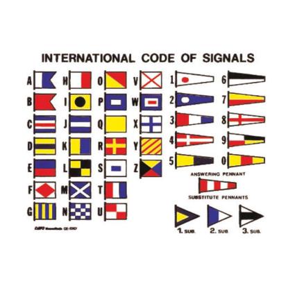 Signals Charts International Code 16 x 120 mm Multicolor
