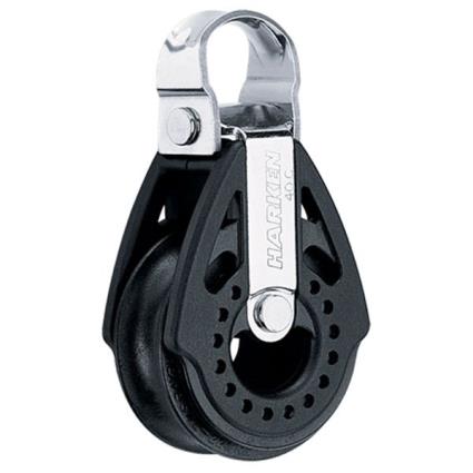 Fixed Head Carbo Block 40 Mm 90º One Size Black / Silver