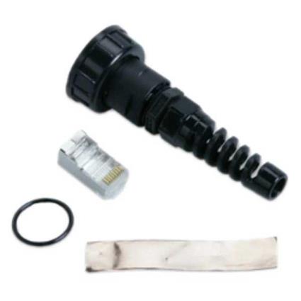 Conectores De Rede Marítima 2 Unidades RJ45 Black