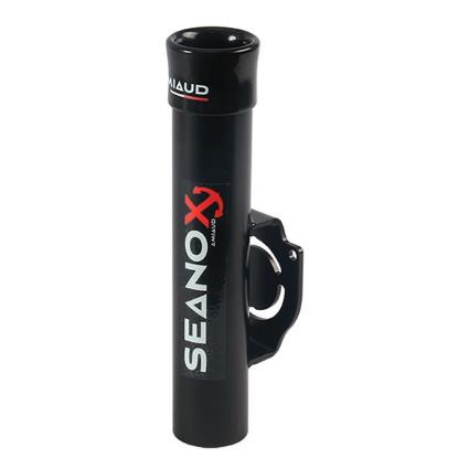 Closed Rod Holder Stainless Steel One Size Black