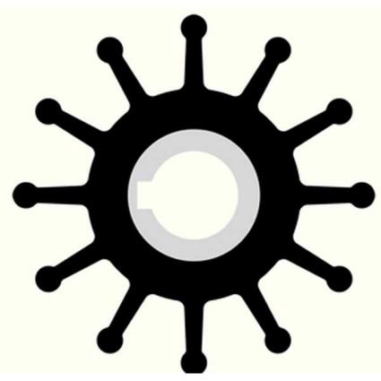 Remplacement Impeller Kit 57 mm Black