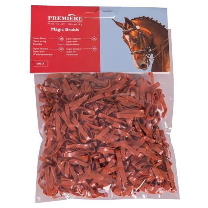 Borracha Cabelo Magic Braids 500 Unidades One size Brown