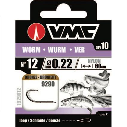 Anzol Montado Worm 12 Bronze
