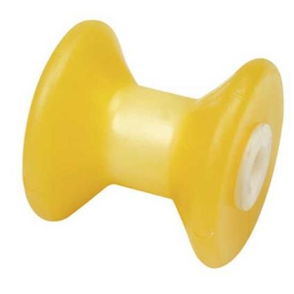 Bow Roller Non Marking 102 mm TP Yellow Rubber