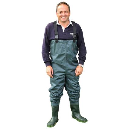 Sigma Nylon Chest Wader EU 44 Grey / Green