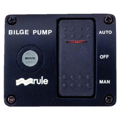 Plastic Panel Switch 12V Black