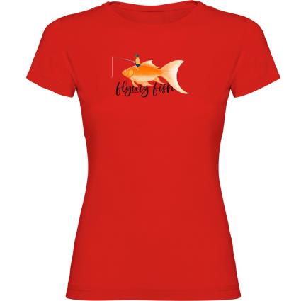 Camiseta De Manga Curta Flying Fish XL Red