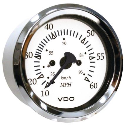 Velocímetro 60mp One Size Chrome / White