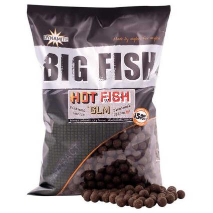 Big Fish Boilies 1.8kg 15 mm Hot Fish & GLM