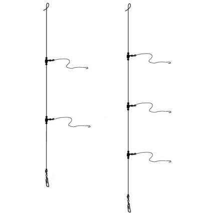 Hooks Tied Hook Surf 2 4 Black