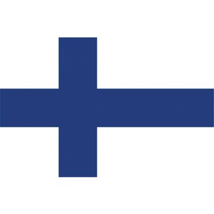 Finland 30 x 45 cm White / Blue